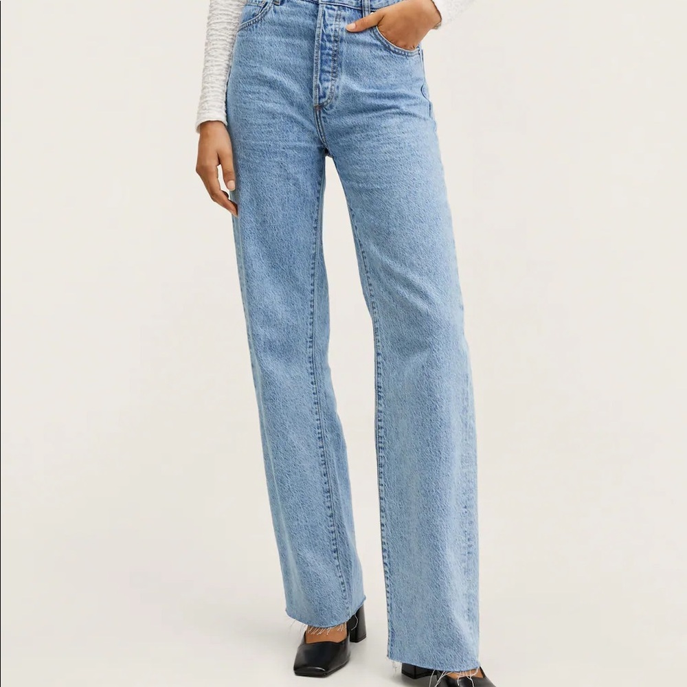Mango High Waisted Jeans